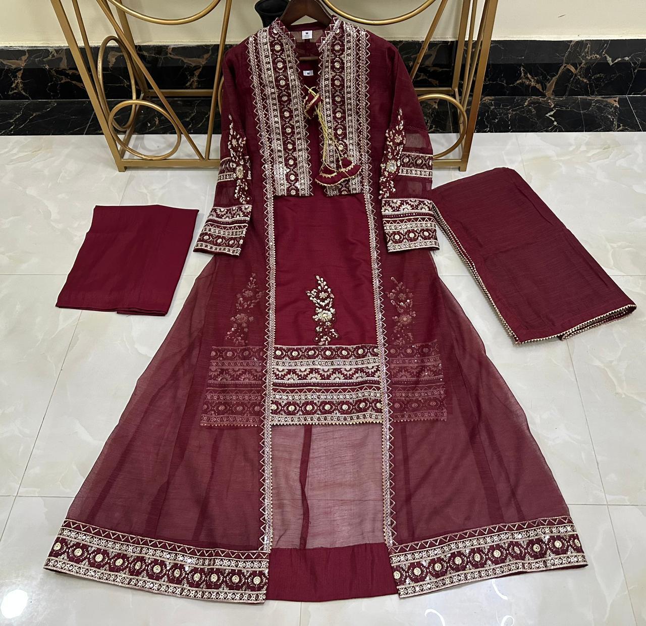 New Pure Khaddi Organza