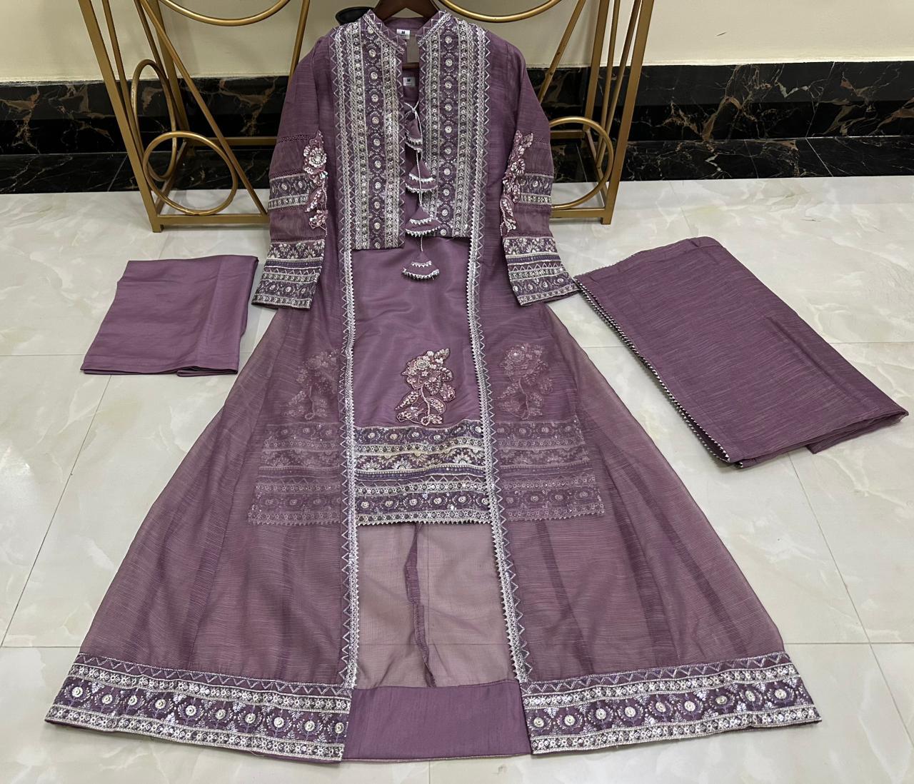 New Pure Khaddi Organza