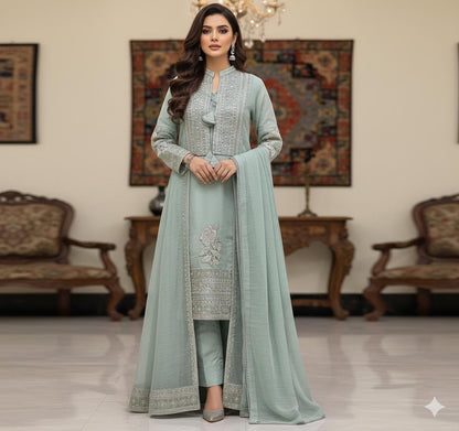 New Pure Khaddi Organza